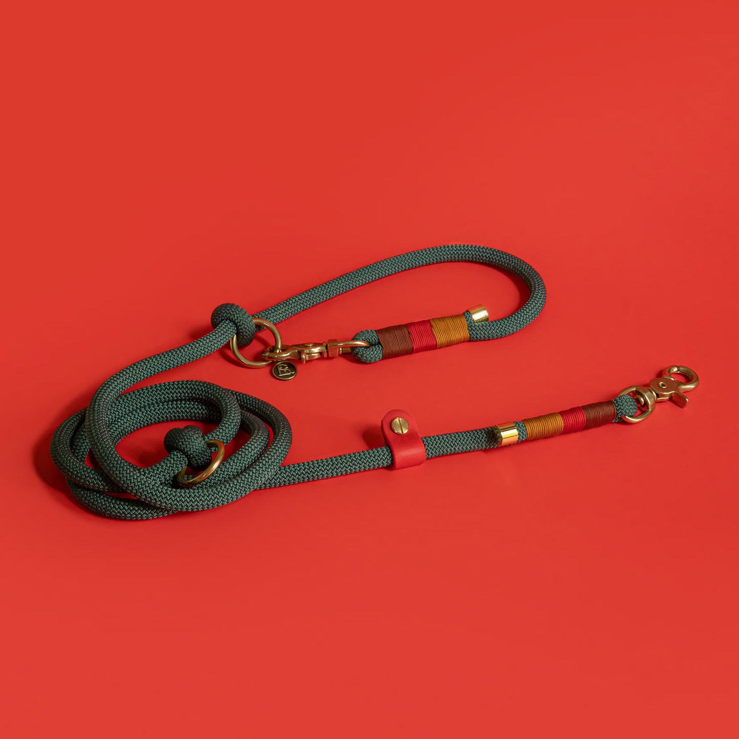 Forest Green Rope leash