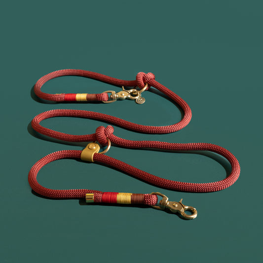 Copper Red Rope leash