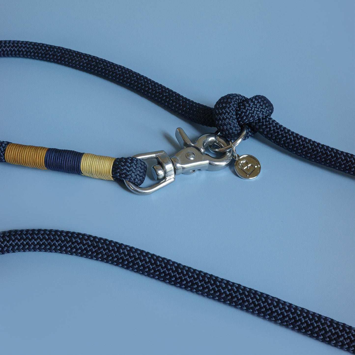 Navy Rope leash