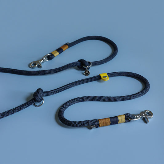 Navy Rope leash