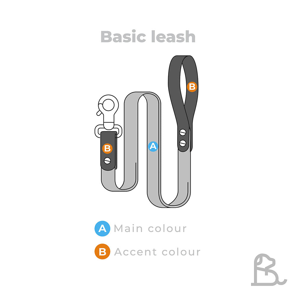 1/2" Basic leash